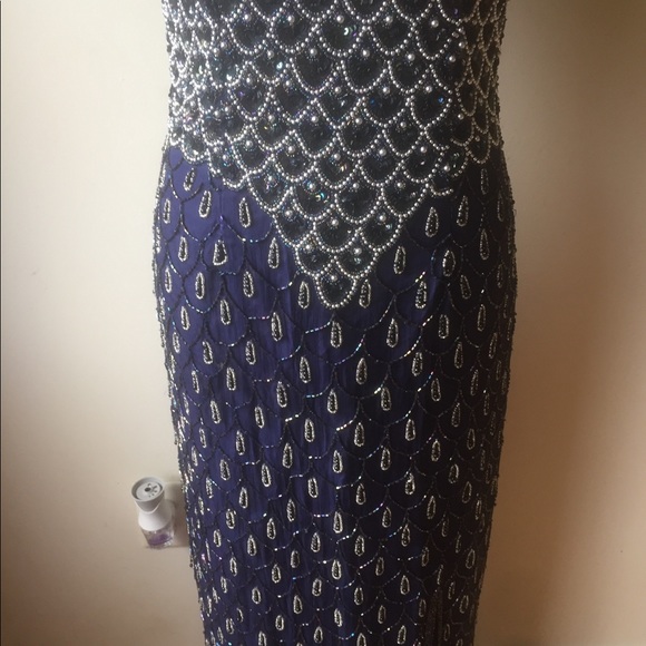 ❗️SOLD❗️Beaded Special Occasion Dress - Picture 3 of 8